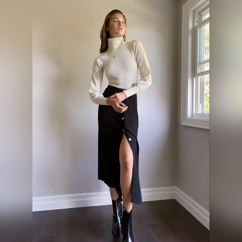 Aritzia Wilfred Amelie Midi Skirt